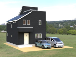 ［外観予想パース］
《初公開》相模大野駅バス18分！駐車並列2台+4LDKルーフバルコニーの家
